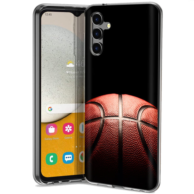 Basketball Fade Print Slim Cover For Samsung Galaxy A (A42, A35, A25, A15, A11, A03S), Print in USA