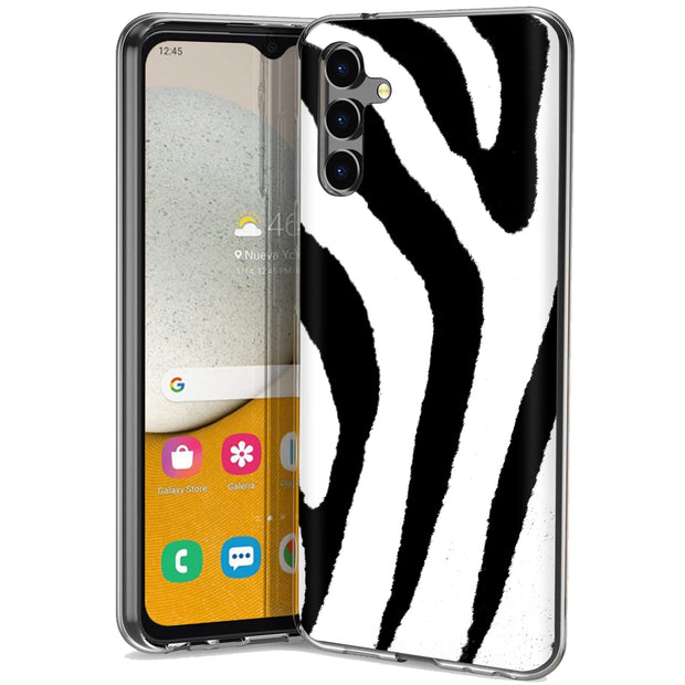 Zebra Stripe Print Slim Cover For Samsung Galaxy A (A42, A35, A25, A15, A11, A03S), Print in USA