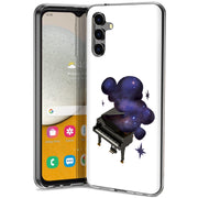 Space Piano Print Slim Cover For Samsung Galaxy A (A42, A35, A25, A15, A11, A03S), Print in USA