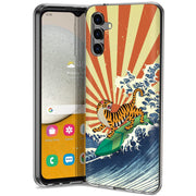 Japanese Tiger Print Slim Cover For Samsung Galaxy A (A42, A35, A25, A15, A11, A03S), Print in USA