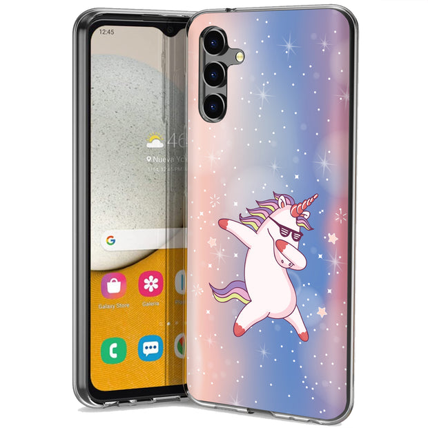 Unicorn Dab Print Slim Cover For Samsung Galaxy A (A42, A35, A25, A15, A11, A03S), Print in USA