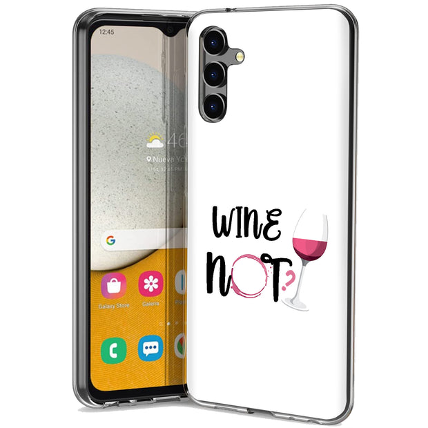 Wine Not Print Slim Cover For Samsung Galaxy A (A42, A35, A25, A15, A11, A03S), Print in USA