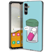 Pill Say Chill Print Slim Cover For Samsung Galaxy A (A42, A35, A25, A15, A11, A03S), Print in USA