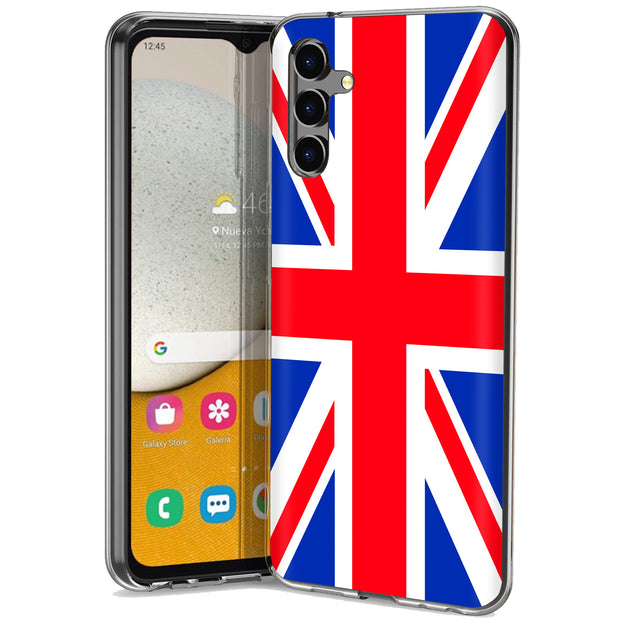 Flag UK Print Slim Cover For Samsung Galaxy A (A42, A35, A25, A15, A11, A03S), Print in USA