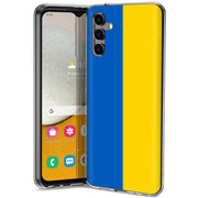 Flag Ukraine Print Slim Cover For Samsung Galaxy A (A42, A35, A25, A15, A11, A03S), Print in USA