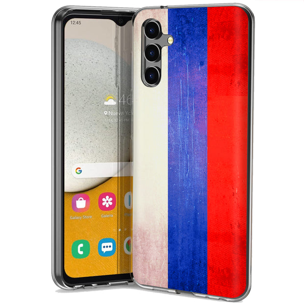 Old Flag Russia Print Slim Cover For Samsung Galaxy A (A42, A35, A25, A15, A11, A03S), Print in USA