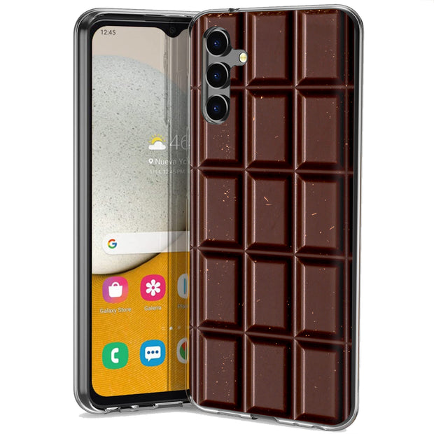 Chocolate Print Slim Cover For Samsung Galaxy A (A42, A35, A25, A15, A11, A03S), Print in USA