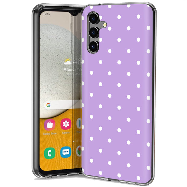 Polka Dot 5 Print Slim Cover For Samsung Galaxy A (A42, A35, A25, A15, A11, A03S), Print in USA