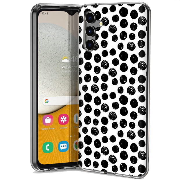 Polka Dot 8 Print Slim Cover For Samsung Galaxy A (A42, A35, A25, A15, A11, A03S), Print in USA