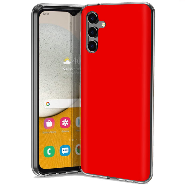 Red Print Slim Cover For Samsung Galaxy A (A42, A35, A25, A15, A11, A03S), Print in USA