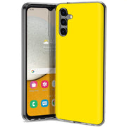 Yellow Print Slim Cover For Samsung Galaxy A (A42, A35, A25, A15, A11, A03S), Print in USA