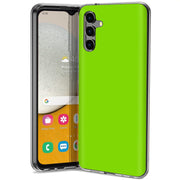 Yellow Green Print Slim Cover For Samsung Galaxy A (A42, A35, A25, A15, A11, A03S), Print in USA