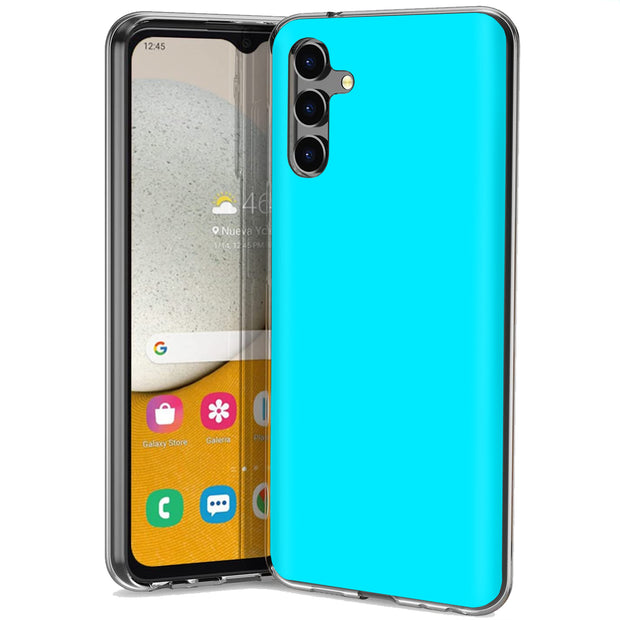 Sky Blue Print Slim Cover For Samsung Galaxy A (A42, A35, A25, A15, A11, A03S), Print in USA