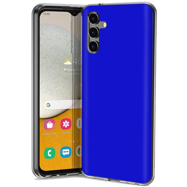 Royal Blue Print Slim Cover For Samsung Galaxy A (A42, A35, A25, A15, A11, A03S), Print in USA