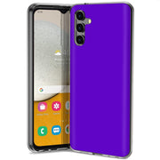 Blue Violet Print Slim Cover For Samsung Galaxy A (A42, A35, A25, A15, A11, A03S), Print in USA