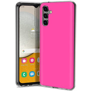 Hot Pink Print Slim Cover For Samsung Galaxy A (A42, A35, A25, A15, A11, A03S), Print in USA