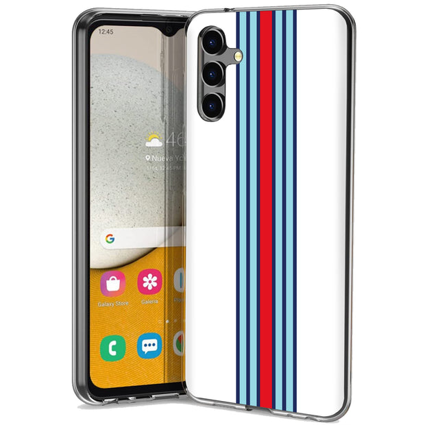 Race Stripe 10 Print Slim Cover For Samsung Galaxy A (A42, A35, A25, A15, A11, A03S), Print in USA