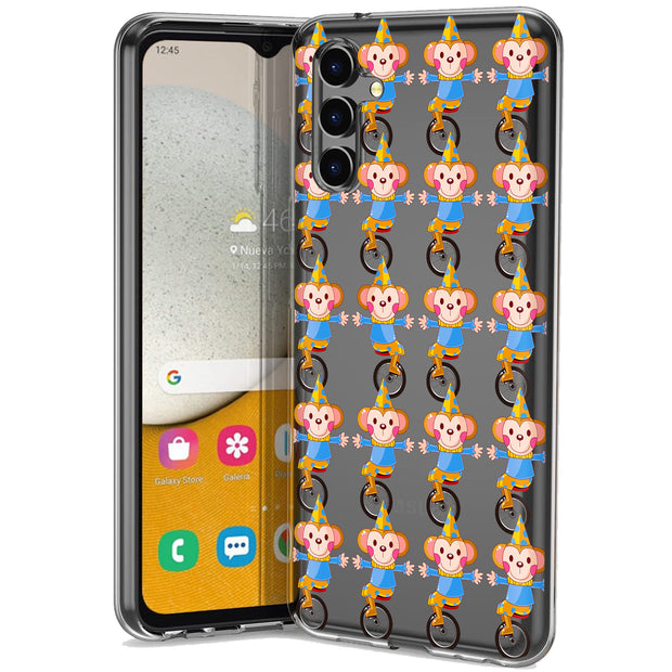 Circus Monkey Print Slim Cover For Samsung Galaxy A (A42, A35, A25, A15, A11, A03S), Print in USA