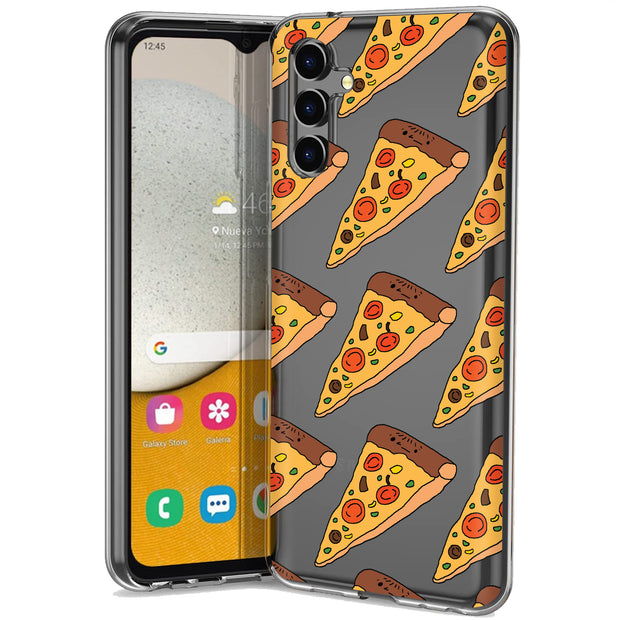 Pizza Print Slim Cover For Samsung Galaxy A (A42, A35, A25, A15, A11, A03S), Print in USA