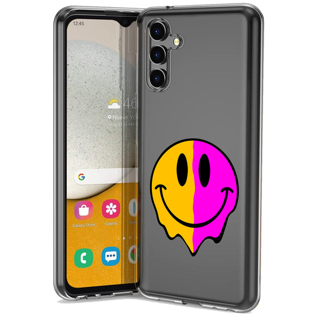 Smiley Face 1 Print Slim Cover For Samsung Galaxy A (A42, A35, A25, A15, A11, A03S), Print in USA