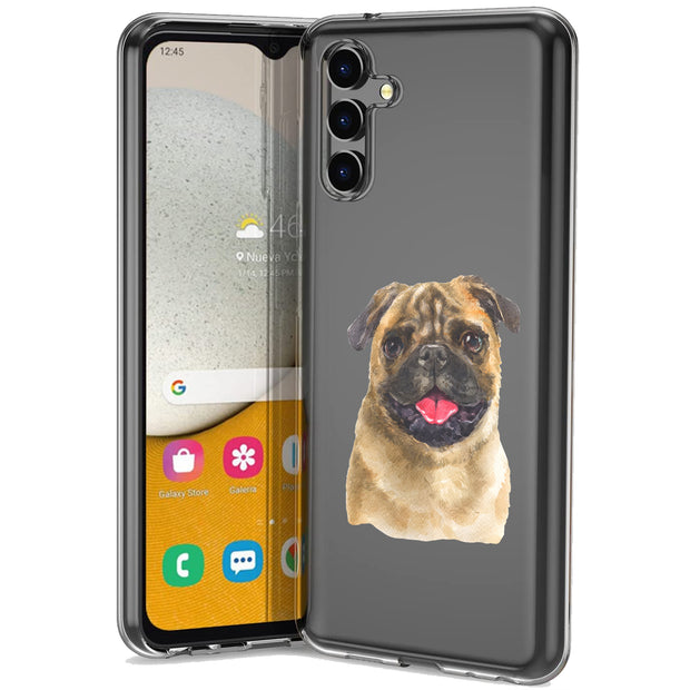 Dog Painting j Print Slim Cover For Samsung Galaxy A (A42, A35, A25, A15, A11, A03S), Print in USA