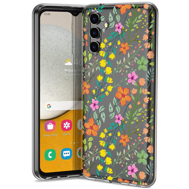 Flower 20 Print Slim Cover For Samsung Galaxy A (A42, A35, A25, A15, A11, A03S), Print in USA