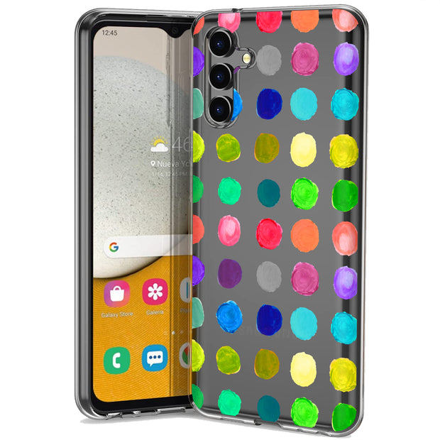 Polka Dot 15 Print Slim Cover For Samsung Galaxy A (A42, A35, A25, A15, A11, A03S), Print in USA