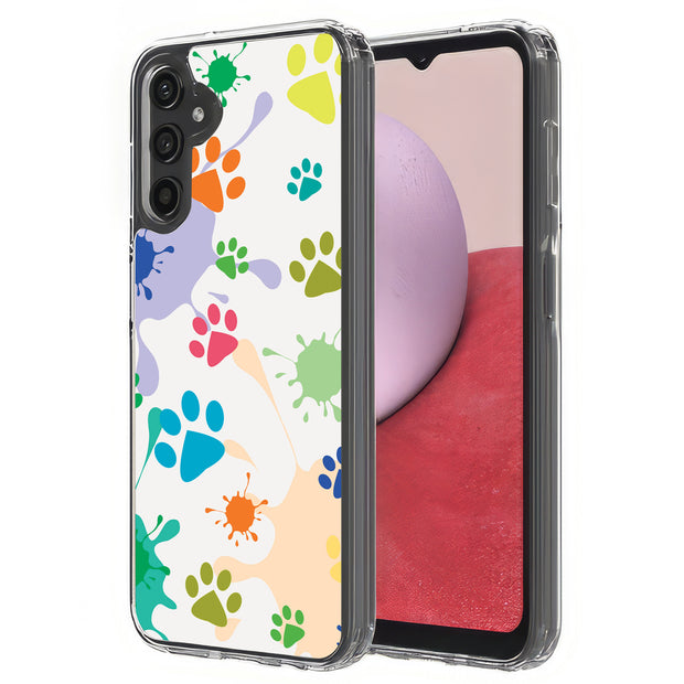 Paw Color  Print Slim Cover For Samsung Galaxy A (A42, A35, A25, A15, A11, A03S), Print in USA