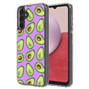 Green Avocado Print Slim Cover For Samsung Galaxy A (A42, A35, A25, A15, A11, A03S), Print in USA