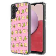 Pink Avocado Print Slim Cover For Samsung Galaxy A (A42, A35, A25, A15, A11, A03S), Print in USA