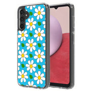 Daisy Pattern Print Slim Cover For Samsung Galaxy A (A42, A35, A25, A15, A11, A03S), Print in USA