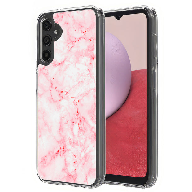 Glossy Marble Print Slim Cover For Samsung Galaxy A (A42, A35, A25, A15, A11, A03S), Print in USA