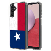 Texas Flag Print Slim Cover For Samsung Galaxy A (A42, A35, A25, A15, A11, A03S), Print in USA