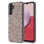 Polka Dots Brn Print Slim Cover For Samsung Galaxy A (A42, A35, A25, A15, A11, A03S), Print in USA