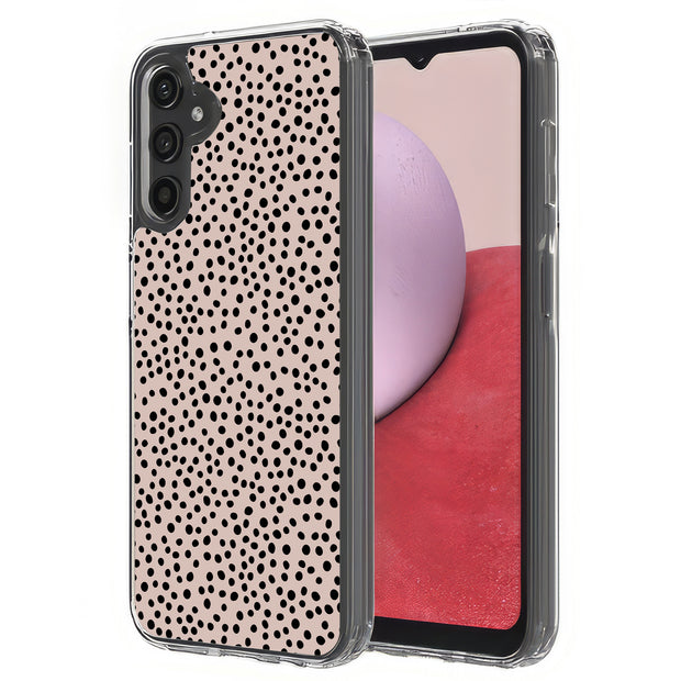 Polka Dots Brn Print Slim Cover For Samsung Galaxy A (A42, A35, A25, A15, A11, A03S), Print in USA