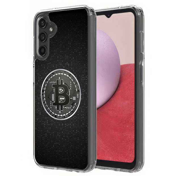 Bitcoin Crypto1 Print Slim Cover For Samsung Galaxy A (A42, A35, A25, A15, A11, A03S), Print in USA