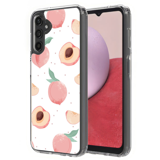 Juicy Peach Print Slim Cover For Samsung Galaxy A (A42, A35, A25, A15, A11, A03S), Print in USA