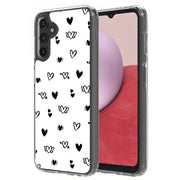 Flying Hearts Print Slim Cover For Samsung Galaxy A (A42, A35, A25, A15, A11, A03S), Print in USA