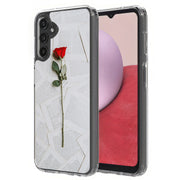 Red Rose Flower Print Slim Cover For Samsung Galaxy A (A42, A35, A25, A15, A11, A03S), Print in USA