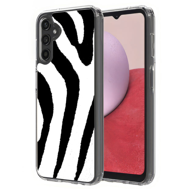 Zebra Stripe Print Slim Cover For Samsung Galaxy A (A42, A35, A25, A15, A11, A03S), Print in USA