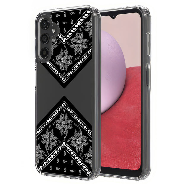 Black Bandana 1 Print Slim Cover For Samsung Galaxy A (A42, A35, A25, A15, A11, A03S), Print in USA