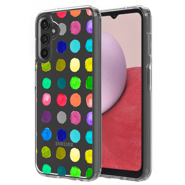 Polka Dot 15 Print Slim Cover For Samsung Galaxy A (A42, A35, A25, A15, A11, A03S), Print in USA