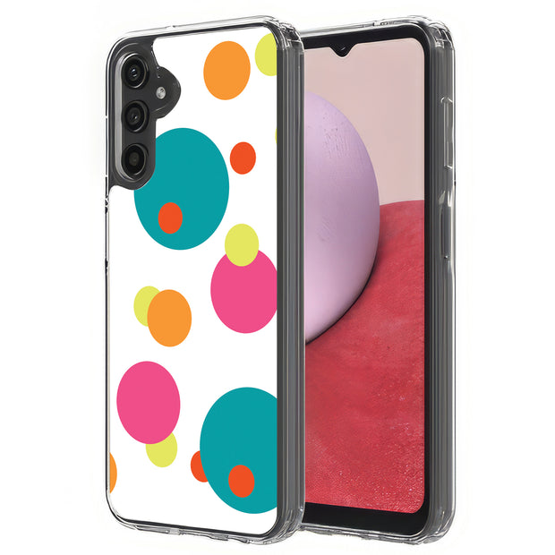 Polka Dot Print Slim Cover For Samsung Galaxy A (A42, A35, A25, A15, A11, A03S), Print in USA