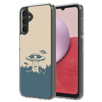 Alien Kidnap Print Slim Cover For Samsung Galaxy A (A42, A35, A25, A15, A11, A03S), Print in USA