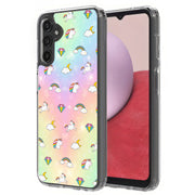 Rainbow Unicorn Print Slim Cover For Samsung Galaxy A (A42, A35, A25, A15, A11, A03S), Print in USA