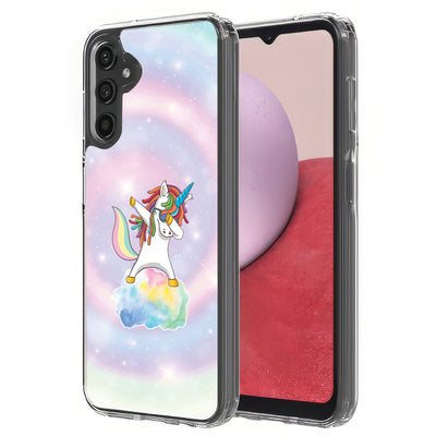 Unicorn Dabbing Print Slim Cover For Samsung Galaxy A (A42, A35, A25, A15, A11, A03S), Print in USA