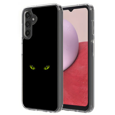 Cat Eyes Print Slim Cover For Samsung Galaxy A (A42, A35, A25, A15, A11, A03S), Print in USA