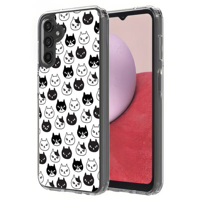 Cute Kitten Print Slim Cover For Samsung Galaxy A (A42, A35, A25, A15, A11, A03S), Print in USA