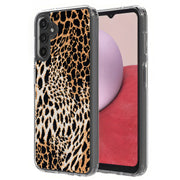 Leopard Pattern Print Slim Cover For Samsung Galaxy A (A42, A35, A25, A15, A11, A03S), Print in USA