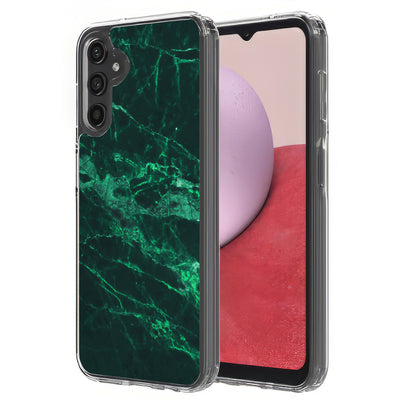 Green Marble Print Slim Cover For Samsung Galaxy A (A42, A35, A25, A15, A11, A03S), Print in USA